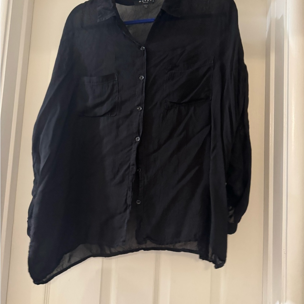 Maven West Black Lightweight Shirt Jacket